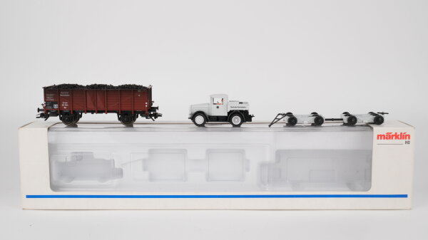 Märklin H0 46822 Offener Güterwagen Om (Straßenroller-Satz Kaelble) der DRG