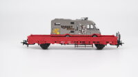 Märklin H0 48611 Niederbordwagen mit Hymer Wohnmobil "Looney Tunes" (Jahreswagen 2011)