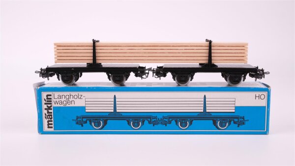 Märklin H0 4665 Langholzwagen