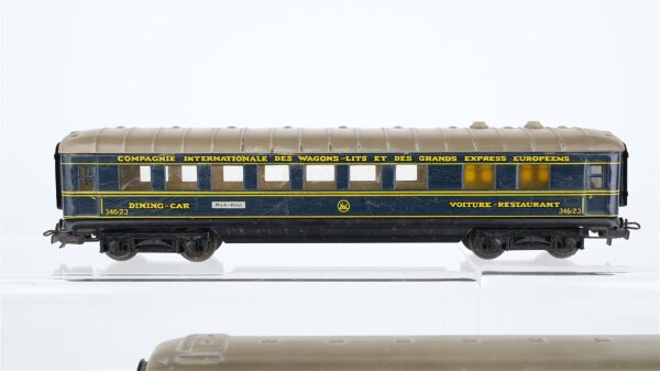 Märklin H0 Konvolut 2 Speisewagen "346/2J, 346/2" Blech C.I.W.L./DSG