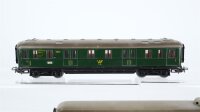 Märklin H0 Konvolut Packwagen "346/4", Postwagen "346/5" Blech (Beleuchtung ungetestet)