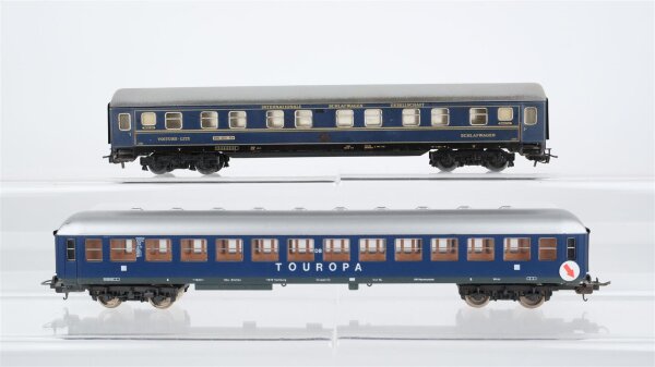 Märklin H0 Konvolut Abteilwagen "Touropa" Schlafwagen DB/C.I.W.L. (Abbruch)