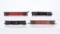 Märklin H0 Konvolut 2 Niederflurwagen "Rollende Landstrasse", Niederbordwagen, Planwagen DB