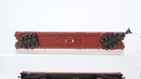Märklin H0 Konvolut 2 Niederflurwagen "Rollende Landstrasse", Niederbordwagen, Planwagen DB