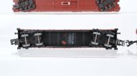 Märklin H0 Konvolut 2 Niederflurwagen "Rollende Landstrasse", Niederbordwagen, Planwagen DB