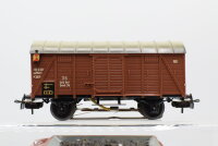 Märklin H0 Konvolut 2 Schotterwagen, gedeckter Güterwagen "Stückgut-Schnellverkehr", gedeckter Güterwagen mit Zugschluss (ungestetet) DB