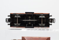 Märklin H0 Konvolut 2 Schotterwagen, gedeckter Güterwagen "Stückgut-Schnellverkehr", gedeckter Güterwagen mit Zugschluss (ungestetet) DB