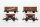 Märklin H0 Konvolut 2 Schotterwagen, gedeckter Güterwagen "Stückgut-Schnellverkehr", gedeckter Güterwagen mit Zugschluss (ungestetet) DB