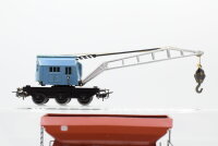Märklin H0 Konvolut Containertragewagen "DB" Kran "Krupp-Ardelt, Selbstentladewagen DB