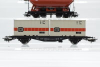 Märklin H0 Konvolut Containertragewagen "DB" Kran "Krupp-Ardelt, Selbstentladewagen DB