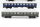 Märklin H0 Konvolut Packwagen, 2 Personenwagen 1.Kl. grün,  Personenwagen 2.Kl. blau DB (unvollständig)