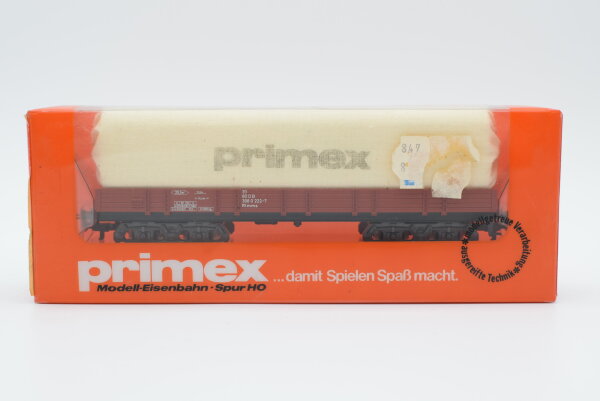 Primex H0 4554 Niederbordwagen mit Plane DB