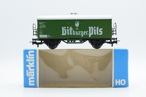 Märklin H0 4421 Bierwagen BITBURGER (Kühlwagen)  Ichqrs 377 der DB