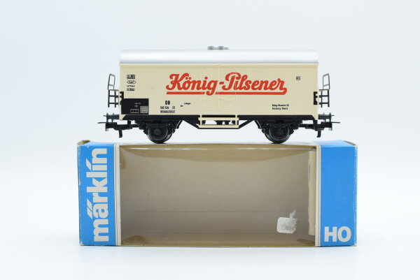 Märklin H0 4418 Bierwagen KÖNIG-PILSENER (Kühlwagen)  Ichqrs 377 der DB