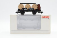 Märklin H0 46744 Weinfaßwagen mit Bremserhaus...