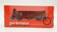 Primex H0 4547 Offener Güterwagen mit Bremserhaus...