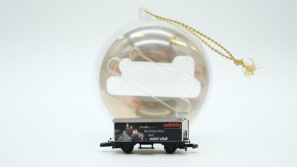 Märklin Z 8661A35 Kühlwagen Frohe Weihnachten 2001 Händlermodell in Kugel
