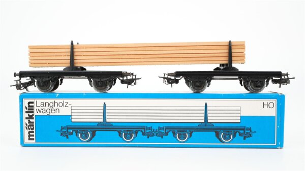 Märklin H0 4665 Langholzwagen