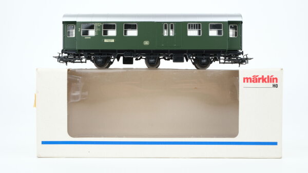 Märklin H0 4080 Personenwagen mit Gepäckabteil 2.KL BD3yge der DB