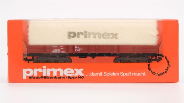 Primex H0 4554 Niederbordwagen mit Plane DB