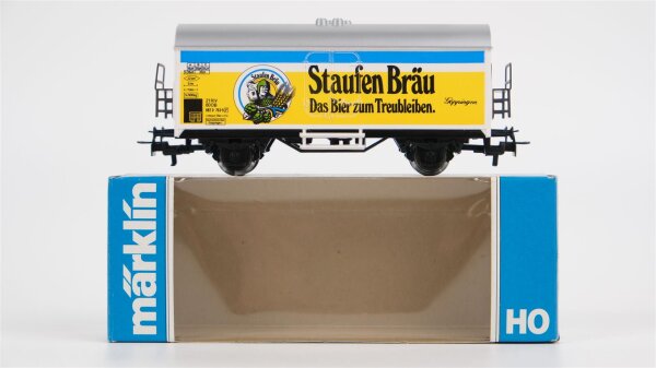 Märklin H0 4429 Bierwagen STAUFEN BRÄU (Kühlwagen)  Ichqrs 377 der DB