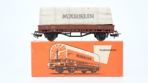 Märklin H0 3133 Planewagen  Rmms 33 der DB