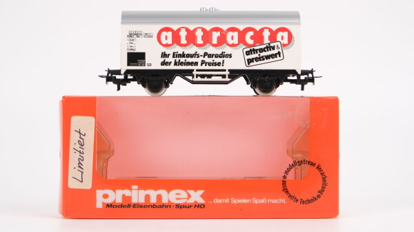 Primex H0 4548 Güterwagen Sondermodell ATTRACTA DB