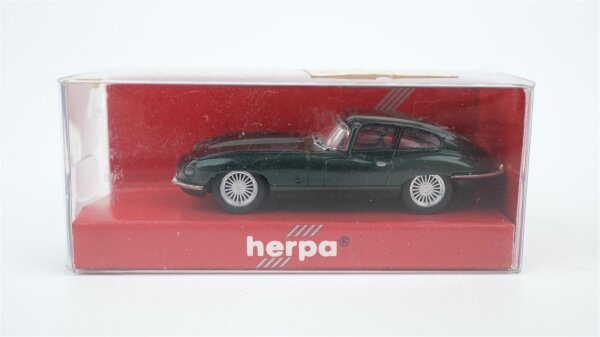 Herpa H0 032018 Jaguar E dunkelgrün