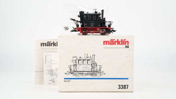 Märklin H0 3387 Dampflok Glaskasten BR 98 308 DB Wechselstrom