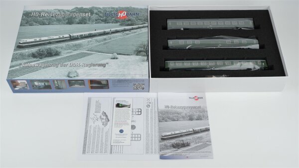 Tillig H0 70048 Reisezugwagenset "Salonwagenzug 4" DR