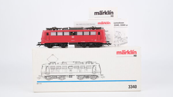 Märklin H0 3340 Elektrische Lokomotive BR 110 der DB Wechselstrom (vermutlich verharzt)
