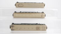 Märklin H0 Konvolut 2 Personenwagen (346/1) Packwagen (346/4, beleuchtet) Blech (ungetestet)