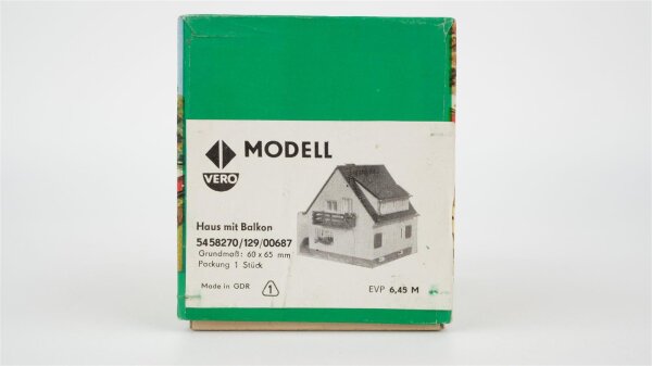 Vero 5458270/129/00687 Haus mit Balkon 60x65mm 1 Stück