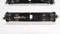 Märklin H0 Konvolut Speisewagen "346/2 DSG" rot beleuchtet, Speisewagen "346/2J" blau Blech (ungetestet)