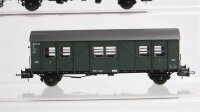 Schicht/Röwa H0 Konvolut Kesselwagen "Shell" Behelfspersonenwagen, gedeckte Güterwagen (Set) DB