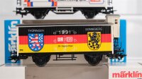 Märklin H0 Konvolut 3 Kühlwagen "Landesgartenschau Rheda-Wiedenbrück, Idee & Spiel, Raum & Zeit", gedeckter Güterwagen "28. September 1991" (EVP)