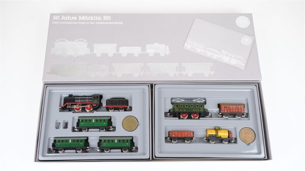 Märklin H0 0050 Jubiläumspackung 50 Jahre Wechselstrom (E-Lok stoppt häufig)