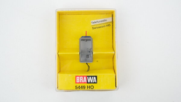 Brawa H0 5449 Telefonzelle Swisscom