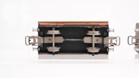 Märklin H0 Konvolut gedeckter Güterwagen "381" brau, Hochbordwagen "365" braun Blech
