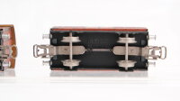 Märklin H0 Konvolut gedeckter Güterwagen "381" brau, Hochbordwagen "365" braun Blech