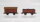 Märklin H0 Konvolut gedeckter Güterwagen "381" brau, Hochbordwagen "365" braun Blech