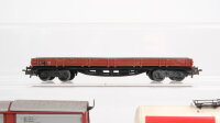 Märklin H0 Konvolut Seitenwandschiebewagen, Niederbordwagen, Kesselwagen "Esso" DB