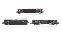 Märklin H0 Konvolut Seitenwandschiebewagen, Niederbordwagen, Kesselwagen "Esso" DB