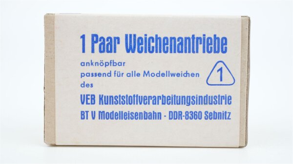 VEB H0 5452787/414/00043 1 Paar Weichenantriebe