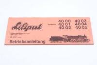 Liliput H0 4000 Dampflok mit Tender BR IVh 1001 DRG Gleichstrom