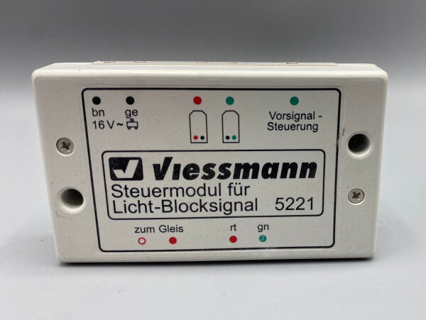 Viessmann 5221 Steuermodul für Licht-Blocksignal (71000537)