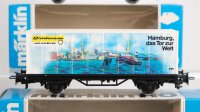 Märklin H0 Konvolut 6 Kühlwagen, 2 Containertragewagen mit Ladung DB/u.a.