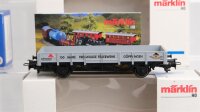 Märklin/Baur H0 Konvolut 4 gedeckte Güterwagen, 2 Kesselwagen, Niederbordwagen, Containertragewagen DB/u.a.