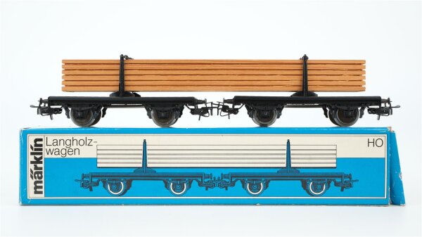 Märklin H0 4665 Langholzwagen