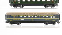 Märklin H0 Konvolut Personenwagen "346/1", Schlafwagen "346/3" C.I.W.L. Blech
